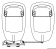 Osculati 45.156.25 - Coupling rod for outboard engines A96-29