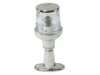 Anchor Light with Raised Base for boats up to 20 m 316 Stainless Steel