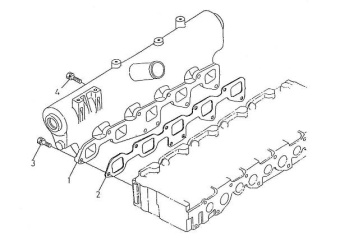 Nanni Diesel 970310498 - GASKET,MANIFOLD NA for 5.250TDI/5.280HE