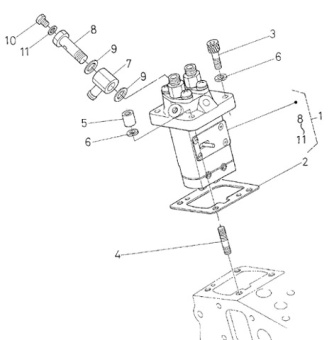 Nanni Diesel 970142121 - SHIM,INJECTION PUMP 2. 40 for N2.10/N2.14/2.50HE