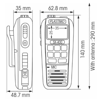 Plastimo VHF SX-400