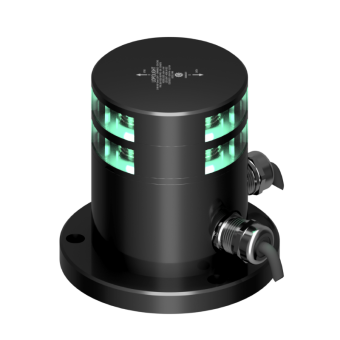 Lopolight 300-115G2ST-PRO-I180 - Navigation Light 3NM 180° Green Double Ice-Class Black