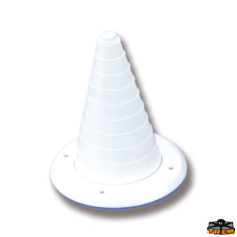 Trem L5309074 - Wire Steering Cone with Screws Fixing Grommet White Color