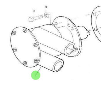 Nanni Diesel 970307474 - Sea Water Pump for HE and N4 Series Engines