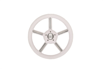 Ultraflex 21406Z - Steering Wheel V56W/CH - White 350mm