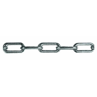 Plastimo 404805 - Long-link Stainless Steel Chain Ø 6mm, 30m