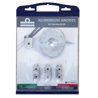 Tecnoseal Aluminium Anodes Kit For Yamaha 40-60 HP