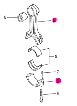 Northern Lights 6211-31-3100 - Connecting Rod Assembly