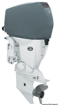 Osculati 46.543.14 - Oceansouth Ventilated Cover For Evinrude 90-130HP