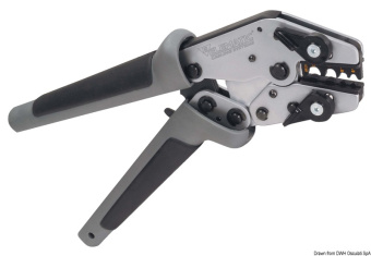 Osculati Professional Crimping Tool with Interchangeable Dies for 0.5-6 mm² Terminals