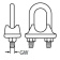 Euromarine A4 Cable Clamp Ø3mm