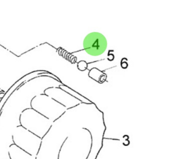Nanni Diesel 970140216 - Oil Filter Spring for HE and N Series Engines