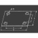 4-hole Assembly Plate - 60x30mm