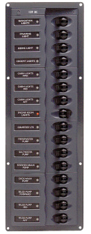 BEP Marine 904NMV - 16 Way Circuit Breaker Panel 904NMV