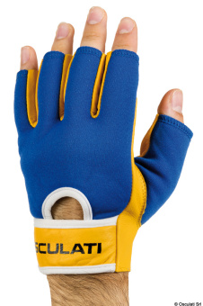 Osculati 24.101.70L - Sailing Leather Gloves Short Fingers L