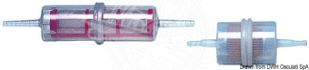 Osculati 17.658.01 - Plastic Transparent Filter For Petrol/Diesel 8-10mm