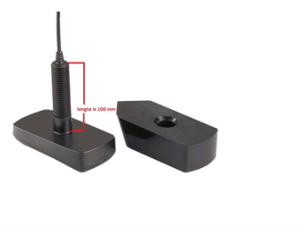 Humminbird 710210-1 - Plastic Thru Hull Transducer XPTH 9 HDSI 180 T No Mega