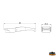 Trem M3500082 - Black PVD Hinge With Spring Length 82 mm Trem M3500082 - Black PVD Hinge With Spring Length 82 mm