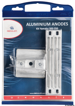 Osculati 43.355.15 - Anode Kit For Yamaha 300/350/425 HP Magnesium