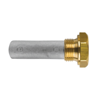 Tecnoseal 02003T - General Motors Pencil Anode Ø 13 L.40 Complete With Brass Plug Th. 3/8''Bspt