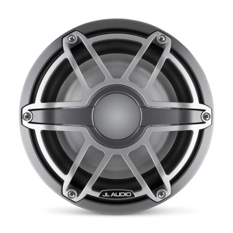 JL Audio 93619 - Marine Subwoofer Driver M6-8'' Gunmetal Sport Grille With Lighting