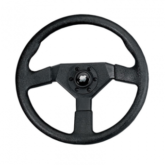 Ultraflex Black V38 Steering Wheel 350 mm