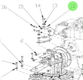 Nanni Diesel 95310771 - Engine Mount Bracket for N2 Series Engines