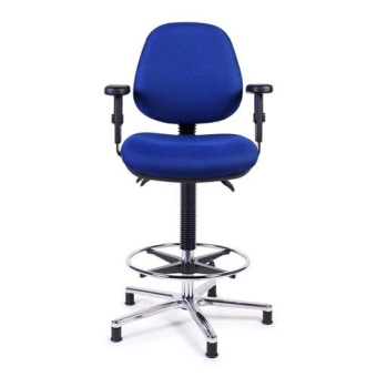 Hollex Steering Chair Delta II Fabric Blue