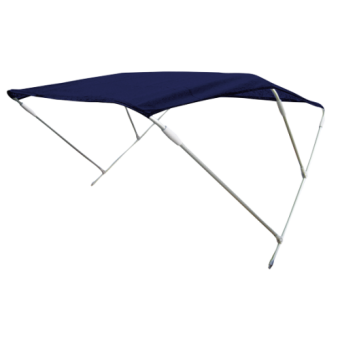 Sun Top Model 'Wilma', Blue, 255x175x150cm, Aluminum Polished Frames