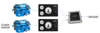 Solé Marine Diesel Engine Mini 29/SD With Technodrive Seaprop Saildrive, R=2.15:1
