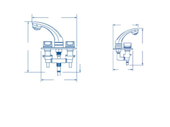 Whale RT2500 - Mixer Shower White C/W Bracket