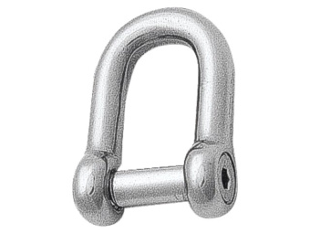 Talamex SS AISI 316 D-Shackle With Hexagon Socket Head 10 mm