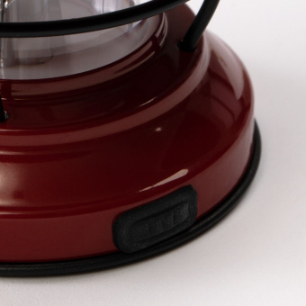 Barebones Mini Edison Lantern Red