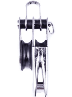 SeaSure 00.25 25 mm Plain Bearing Double Mini Block with V-Jammer and Becket, 5 pcs
