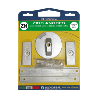 Tecnoseal Mercury Verado 4 Anode Kit with Hardware – 4 Pieces