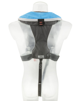 Besto 20427673 - Life Jacket Comfort Fit Pro 300N Auto Harness Ice-Blue/Black
