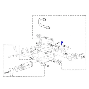 Vetus STM3076 - Exhaust Injection Elbow M3.10 Complete