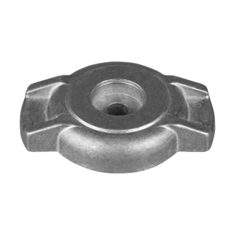 Tecnoseal Hydrotab Trim Tab Zinc Anode 80x58x16 mm Ø8 mm