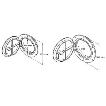 Can SB Inspection Hatch Ø265mm