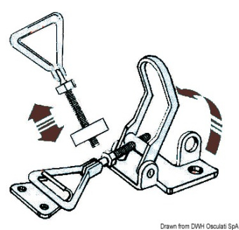 Osculati 38.904.10 - Stainless Steel Toggle Fastener 75-90 mm