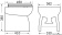 Osculati SILENT Elegant Straight High Electric Toilet 12V 455x365x445 mm - 50.218.01