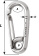 Wichard 2316 - Symmetric Carbine Hook Length 100 mm