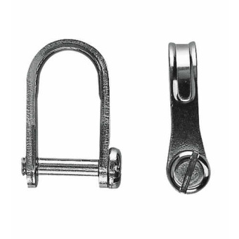 Plastimo 13690 - Flat Shackle + Screw Pin Stainless Steel 4mm (X2)