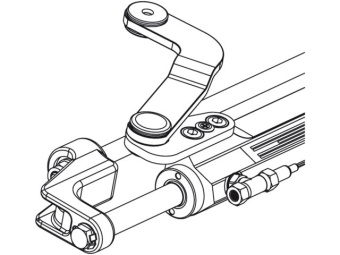Ultraflex UC 128-OBF/3 - Cylinder Front Mount for Outboard Steering Systems