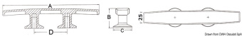 Osculati 40.148.14 - Skandy Cleat 145 mm