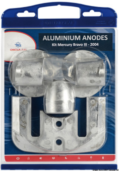Osculati 43.362.01 - Anode Kit Bravo III-04 Aluminium