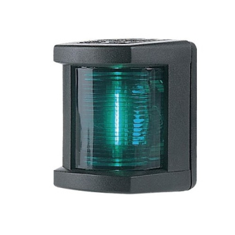 Hella Marine 2LT 003 562-025 - Starboard Navigation Lamp 3562 - SB Green - 1NM - 12V Bulb - Black