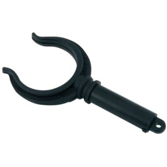 Euromarine Black Polyamide Rowlock For Paddles And Oars 145/70 - Ø51