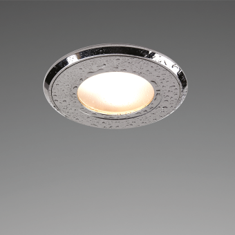 Prebit 23323205 - LED Recessed Light EB32R-2 (Master), V4A (AISI316L) Polished, 10-30V DC, Max.3W, IP67, Ø85mm, Warm White