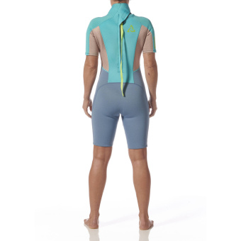 Plastimo P203224 - Essential 3/2mm Neoprene Wetsuit - Women's Shorty Grey/Azure Size 12